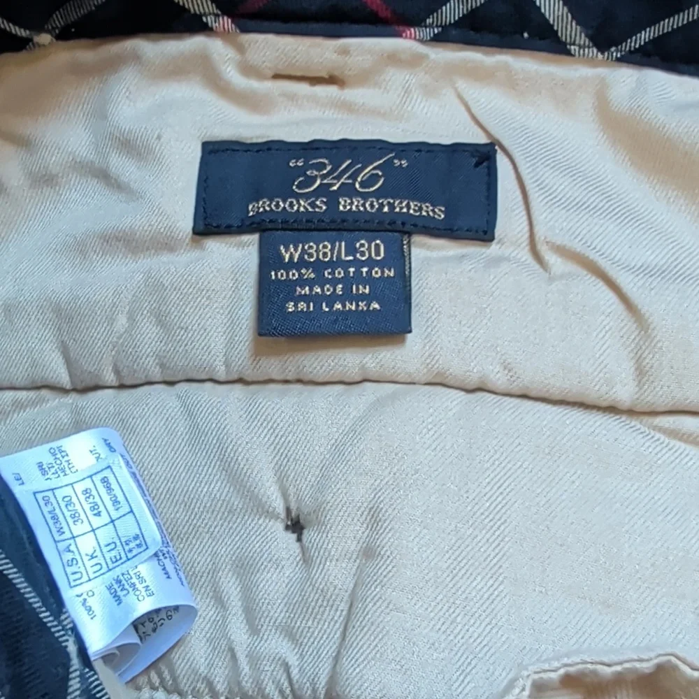 Brooks Brothers Wide Wale Tan Corduroy Pants 38 x 30